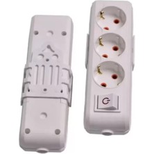 İsmiyle Al Asel 3 Lü Priz Anahtarlı Klemensli