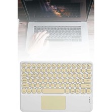 Toyigoo Profesyonel Wifi Q Klavye Bluetooth Klavye Touchpad 10.8 Inç