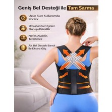 Ankaflex Yeni Kolon Dik Duruş Korsesi Sırt Omurga Postür Düzeltici Duruş Düzeltici Kambur Omuz Korsesi