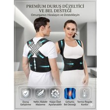 Ankaflex Omuz Bel Boyun Duruş Düzeltici Korse Postur Duruş Korsesi Ayarlanabilir Dik Oturma Korsesi Unisex