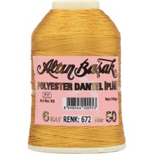 Toyigoo Altınbaşak Oya ve Dantel Ipi 20 gr - Royaleks - No: 672 TYG-84037RS