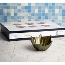 Toyigoo 6'lı Yaprak Şekilli 13 Cm. Cam Kase ROYALEKS-SMG05926 TYG-84037RS