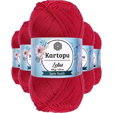 Toyigoo 5 Adet Lotus Bikini Büstiyer Bluz Örgü Ipi  K141 Fuşya TYG-84037RS