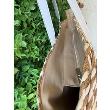 love 🌿 Doğal Şıklığın Vazgeçilmezi: Hasır Çanta & Şapka Seti 🌿