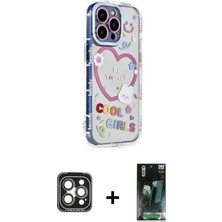 Toyigoo Ieg™ iPhone 15 Pro Max Kılıf Ahenk Modern Serisi - Şeffaf 360 Full Body Arka Koruyucu + Gri Pvd