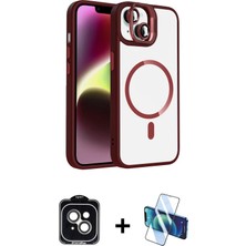 Toyigoo Ieg™ iPhone 14 Kılıf Yadigar Asil Koleksiyonu - Siyah 3D Antistatik Cam Ekran Koruyucu + Yeşil