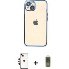 Toyigoo Ieg™ iPhone 14 Kılıf Vadi Minimal - Siyah Joko Magic 5d Hayalet Cam + Kırmızı Shine Kamera Le