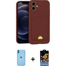 Toyigoo Ieg™ iPhone 11 Kılıf Vadi Çizgi Prime - Siyah Buffer Hayalet Cam Ekran Koruyucu + Mavi Neon Fos