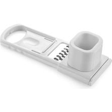 Qlux Ideas Çok Amaçlı Sebze Doğrayıcı Rende Seti | Sarımsak Ezici, Dilimleyici, Pratik Mutfak Aparatı