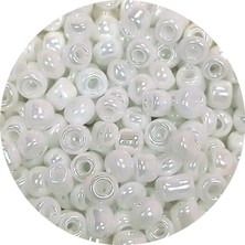 Toyigoo Dökme Cam Kum Boncuk (8/0) 3 mm - 20 Gram - Inci Beyaz - BNC145 TYG-84037RS