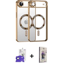 Toyigoo Ieg™ iPhone 17 Air Kılıf Nova Işık Özel Seri - Siyah Bilvis 3D Cam Ekran Koruyucu + Lacivert