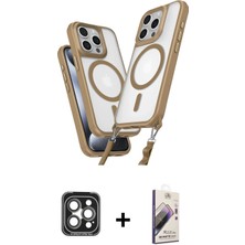 Toyigoo Ieg™ iPhone 15 Pro Max Kılıf Atlas Doku Koleksiyonu - Siyah Bilvis 3D Mat Cam Ekran Koruyucu + G