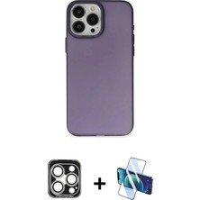 Toyigoo Ieg™ iPhone 15 Pro Max Kılıf Ahenk Çizgi Prime - Siyah 3D Antistatik Seramik Nano Ekran Koruyuc