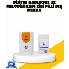 Midas Toptan Home Kablosuz Kapı Zili Kolay Kurulumlu Modern Kullanım