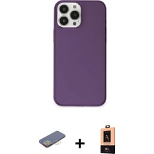 Toyigoo Ieg™ iPhone 13 Pro Max Kılıf Kutup Doku Koleksiyonu - Şeffaf Maxco Cam Ekran Koruyucu + Sarı R