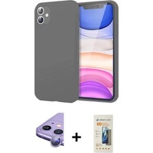 Toyigoo Ieg™ iPhone 11 Kılıf Kozmos Yansıma Özel Seri - Siyah 6d Mat Seramik Hayalet Nano Ekran Koruyu
