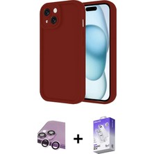 Toyigoo Ieg™ iPhone 14 Kılıf Yankı Yansıma Özel Seri - Siyah Bilvis 5in1 3D Magic Cam Ekran Koruyucu