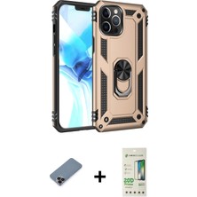 Toyigoo Ieg™ iPhone 12 Pro Max Kılıf Ahenk Klasik Koleksiyonu - Siyah 20D Premium Cam Ekran Koruyucu + S