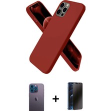 Toyigoo Ieg™ iPhone 12 Pro Kılıf Kozmos Yansıma Özel Seri - Siyah 3D Antistatik Hayalet Cam Ekran Koru