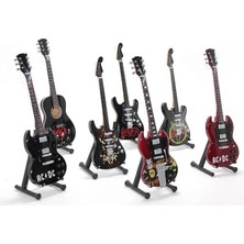 Toyigoo Dekoratif Gitar Küçük - 23X7,5 cm Müzik Temalı Masaüstü Hediyelik Obje TYGRSYT9573