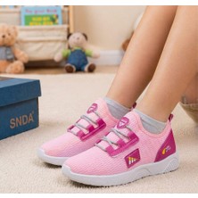 Kantex Günlük Unisex Çocuk Lastikli Sneaker Nefes Alabilen Hafif Rahat Spor Ayakkabı RCN-0027