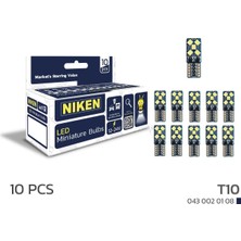 Niken T10 Park Ledi - Beyaz 10Ledli Canbus 10 (Adet)