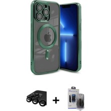 Toyigoo Ieg™ iPhone 15 Pro Max Kılıf Nova Işık Özel Seri - Siyah Vanessa Magic Hayalet Cam + Siyah Ra