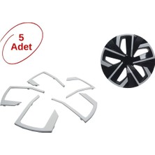 Jant Kapağı Çıtası Beyaz (5 Adet)