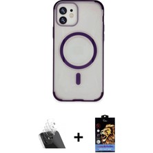 Toyigoo Ieg™ iPhone 11 Kılıf Eksen Klasik Koleksiyonu - Siyah Buffer Hayalet Cam Ekran Koruyucu + Şeffa