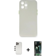 Toyigoo Ieg™ iPhone 12 Pro Kılıf Yadigar Yansıma Serisi - Şeffaf 360 Full Body Arka Koruyucu + Gökku�