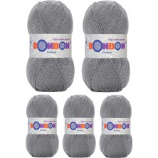 Toyigoo 5 Adet Festival Simli Örgü Ipi Yünü Renk NO:233 TYG-84037RS