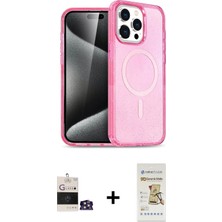 Toyigoo Ieg™ iPhone 14 Pro Max Kılıf Eksen Doku Koleksiyonu - Siyah Mat Seramik Nano Ekran Koruyucu + G�