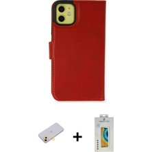 Toyigoo Ieg™ iPhone 13 Mini Kılıf Siluet Işık Serisi - Siyah Polymer Nano Ekran Koruyucu + Sarı Renkl