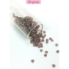 Toyigoo Dökme Cam Kum Boncuk Büyük Boy (6/0) 4 mm - 20 Gram - Şeffaf Gri - BNC105 TYG-84037RS