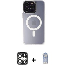 Toyigoo Ieg™ iPhone 15 Pro Max Kılıf Kozmos Çizgi Prime - Siyah Joko Magic 5d Cam + Gümüş Pvd Metal
