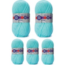 Toyigoo 5 Adet Festival Simli Örgü Ipi Yünü Renk NO:203 TYG-84037RS