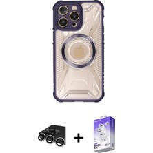 Toyigoo Ieg™ iPhone 13 Pro Max Kılıf Kutup Modern - Siyah Bilvis 5in1 3D Magic Cam Ekran Koruyucu + Güm