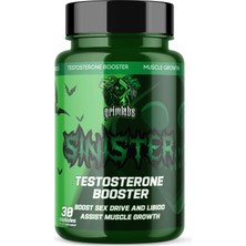 Grimlabs Sinister Test Booster Tribulus Fenugreek Maca Tongkat Alı 30 Kapsül