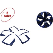 Jant Kapağı Çıtası Mavi (5 Adet)
