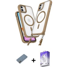 Toyigoo Ieg™ iPhone 12 Kılıf Atlas Doku Koleksiyonu - Siyah Bilvis 5in1 3D Magic Cam Ekran Koruyucu + A�