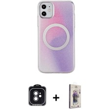 Toyigoo Ieg™ iPhone 11 Kılıf Pusula Form - Siyah Bilvis 3D Cam Ekran Koruyucu + Siyah Pvd Metal Kamera L