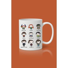 PremiumPort Eğlenceli Stranger Things Temalı Seramik Kupa Bardak, Günlük Kullanım Için Ideal