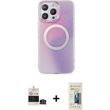 Toyigoo Ieg™ iPhone 14 Pro Max Kılıf Pusula Form - Siyah 6d Mat Seramik Hayalet Nano Ekran Koruyucu + Si