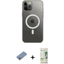 Toyigoo Ieg™ iPhone 12 Pro Max Kılıf Ahenk Yansıma Prime - Siyah 20D Premium Cam Ekran Koruyucu + Gökk