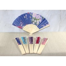 Toyigoo Ahşap Yelpaze 21X36 cm - Dekoratif El Işçiliği Katlanabilir Hediyelik Yelpaze TYGRSYT9573