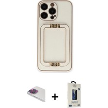 Toyigoo Ieg™ iPhone 13 Pro Max Kılıf Kozmos Minimal Prime - Siyah Bilvis Hayalet Cam Ekran Koruyucu + G�