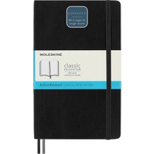 Moleskine Classic Expanded Yumuşak Kapak Noktalı Defter 13X21 Black
