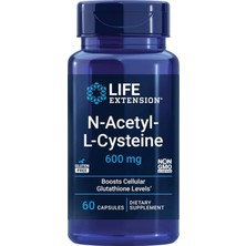 Life Extension N-Acetyl-L-Cysteine Liver Health Nac 600 Mg 60 Caps