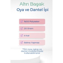 Toyigoo Altınbaşak Oya ve Dantel Ipi 20 gr - Royaleks - No: 715 TYG-84037RS