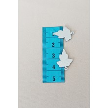 Toyigoo Oya Abiye Bileklik Kolye Pleksi Metalik Plastik Pul Gümüş Renk 8 Gram 30 Adet - BNC532 TYG-84037R